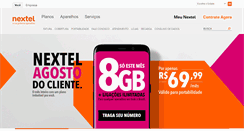 Desktop Screenshot of nextel.com.br