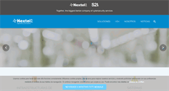 Desktop Screenshot of nextel.es